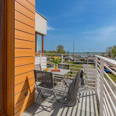 Mierzeja - Marina, Katy Rybackie, Klimatyzacja, Przyjazne Zwierzetom, 100 M Od Zalewu Wislanego 아파트